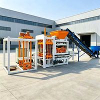 Machine à fabriquer des briques hydraulique PLC QT4-15, équipement pour blocs en cendres volantes écologiques, machines à briques pleines, creuses et autobloquantes pour pavage