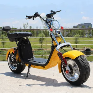 2 roda grande fácil piloto elétrico citycoco scooter feito na china para venda
