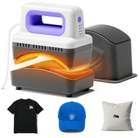 Prensa para Gorras Likcut Hat Press SZ01, Máquina de Prensa de Calor Ligera para Gorras con 4 Niveles de Calentamiento para Vinilo y Proyectos de Transferencia de Calor