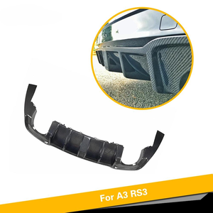 Difusor trasero de fibra de carbono más vendido para parachoques de coche <span class=keywords><strong>Audi</strong></span> <span class=keywords><strong>RS3</strong></span> 8V Sedán 17-18 - Product Image 3