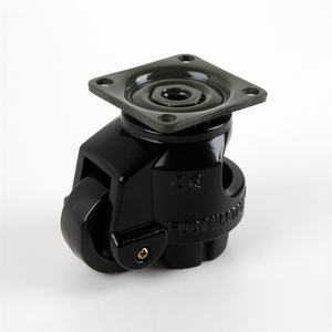 Schwarze Nivellier-Lenkrolle für Werkbänke, 40 mm Schwerlast-Lenkrollen 6 Zoll Schwenkbar, 4 Zoll Nylon-Lenkrollen 200 kg Orange - Product Image 2