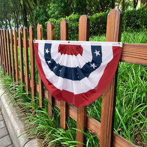 4 Banderas Patrióticas Americanas de 3 <span class=keywords><strong>x</strong></span> 6 Pies, Tipo Abanico, Rojas, Blancas y Azules, para Colgar en el Porche, Letreros de EE. UU. - Product Image 6