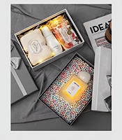 Boîte-cadeau et sac-cadeau rectangulaires gris de qualité professionnelle avec couvercle et plateau décorés d'un nœud, pour cadeaux d'anniversaire et faveurs