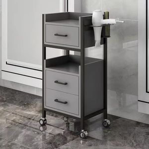 Hair salon <b>tool</b> cabinet hair salon dedicated <b>tool</b> stand hair salon storage rack drawer-style mirror cabinet haircut cabinet - Product Image 3