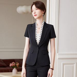 Profession elle weibliche Sommer arbeits kleidung Elegante <span class=keywords><strong>Blazer</strong></span> für Hotel Front Desk Manager & Jewelry Store Damen anzüge & <span class=keywords><strong>Blazer</strong></span> - Product Image 6