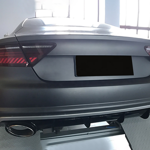 Diffuseur de pare-chocs arrière de style <span class=keywords><strong>RS7</strong></span> <span class=keywords><strong>noir</strong></span> brillant avec embout d'échappement pour Audi A7 S7 C7.5 2016 2017 2018 - Product Image 5