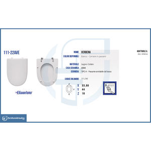 Axa Vaso Verbena - Elegante Funda para Asiento de Inodoro, Producto Copriwater - Product Image 5