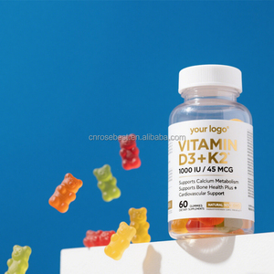 Integratore Alimentare in Gommose di Vitamina D3 K2, Produzione OEM e Etichetta Privata, Formula Personalizzata, Produttore Cinese Rosebest - Product Image 1