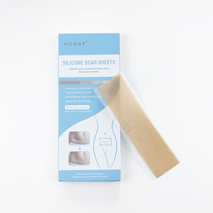 Feuilles de silicone réutilisables pour cicatrices, patchs adhésifs fins et flexibles pour le visage et le corps, pour usage quotidien, 4 feuilles par boîte - Product Image 6