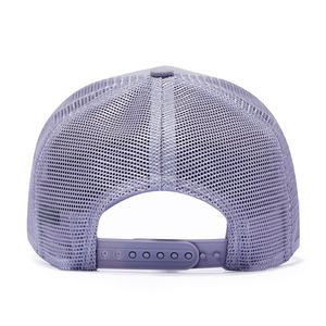 Wholesale Letter logo Breathable Mesh <strong>Grey</strong> <strong>Baseball</strong> <strong>Caps</strong> for Adult - Product Image 4