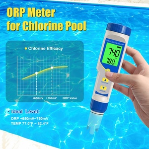 YIERYI Caneta Testadora Digital de Água para Piscina 7 em 1 PH/EC/TDS/Salinidade/ORP/S.G./Medidor de Temperatura com Luz de Fundo para Piscinas, Aquários e Spas - Product Image 6