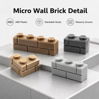 Blocs de construction en plastique ABS multicolores en vrac, 1250 pièces, jouets DIY, blocs et briques OEM