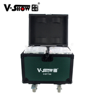 VSHOW CSF750 750W Fireworks Sparkler Cold Spark Fountain Machine pour le mariage en intérieur 2PCS avec Flightcase et 10 Bags Ti powder