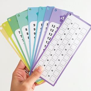 Material Didáctico para Niños, Tabla de Matemáticas, 15 Tarjetas de Memoria para Multiplicación, División, Suma y Resta - Product Image 3