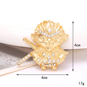 Accessori in Lega di Zinco Black Myth: Wukong all'Ingrosso, Adesivi per Cover Telefono Wukong Fai-da-Te e Materiali per Charm Scorrevoli per Scarpe - Product Image 3