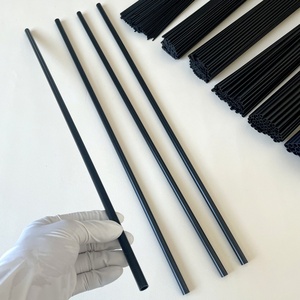 <strong>Black</strong> PP Plastic Tubes Hollow Tube Extruded Round Polypropylene Plastic <strong>Tubing</strong> Custom Thin Small Plastic Tubes Pipes L500mm - Product Image 4