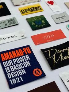 ซักได้สำหรับถุงเสื้อผ้ารองเท้าป้ายดูแลแบบปักลายออกแบบได้ตามต้องการ - Product Image 3