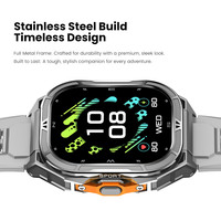 Smartwatch Outdoor Impermeabile 50M 5ATM GPS Bussola Chiamate BT Schermo AMOLED Monitoraggio Salute Sport e Sonno Magnetico X5