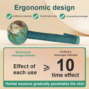 Martillo de Masaje Muscular de Descompresión Profunda, Relleno de Artemisa Pura, Martillo Meridiano de Artemisa - Product Image 4