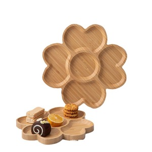 Bandejas de servir de bambú rectangulares de color madera natural para té, pan, fruta, aperitivos, uso doméstico - Product Image 3