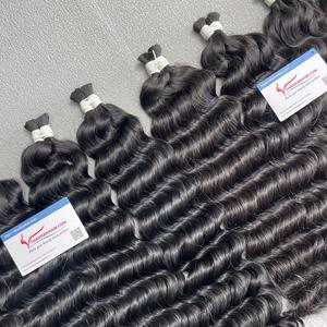 Producto más vendido Cabello crudo de onda profunda Cabello virgen Cutícula alineada Sin enredos sin desprendimiento Precio al por mayor - Product Image 2