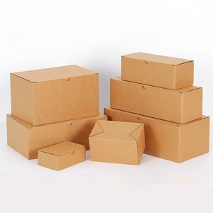 Caja de papel corrugado plegable, envío por correo, caja de regalo, cartón para envío comercial, caja de embalaje exprés - Product Image 1