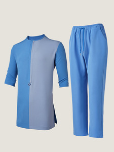 Nuovo abito Casual da uomo Slim Fit due pezzi, da iniettare nell'<span class=keywords><strong>abbigliamento</strong></span> formale dello sposo - Product Image 2