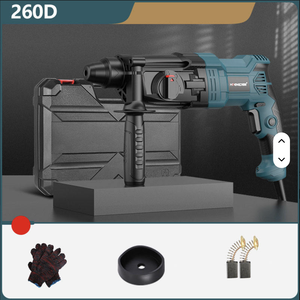 Juego de Taladro Portátil de Alta Potencia, 28 mm de Diámetro, Mandril SDS 3 en 1, Kit de Rompedores de Concreto, 220 V, para Demolición, Martillo Rotatorio DH-1200-E - Product Image 2