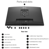 Computadora de Escritorio Todo en Uno Dell Pro QC24251 7420 Actualizada, 23.8 Pulgadas, para Oficina, I5-14500T, 16GB, 512GB SSD, Pantalla de Alta Definición, para Negocios