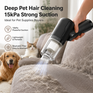 OEM ODM 15kPa Brushless Handheld <b>Vacuum</b> Cleaner Air Duster Blower 65W 7.4V Rechargeable Type-C with 7 Nozzles for Auto <b>Portable</b> - Product Image 3