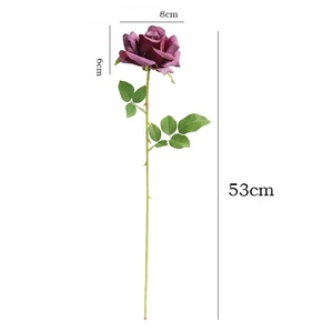 ZZLTY Rose artificielle personnalisée, rose <span class=keywords><strong>Lara</strong></span> unique, décoration de mariage/maison, bouquet de mariée, Saint-Valentin - Product Image 3