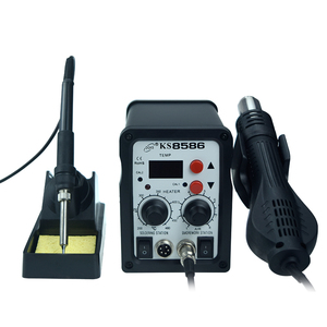 8586 2 en 1 estación <span class=keywords><strong>de</strong></span> soldadura pantalla Digital <span class=keywords><strong>pistola</strong></span> <span class=keywords><strong>de</strong></span> aire caliente Reparación <span class=keywords><strong>de</strong></span> soldadura <span class=keywords><strong>para</strong></span> teléfono móvil BGA SMD PCB IC reparación herramientas <span class=keywords><strong>de</strong></span> soldadura <span class=keywords><strong>de</strong></span> hierro - Product Image 5