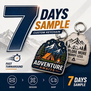 Llavero Personalizado con Temática de Montaña, Souvenir de Camping, Aleación de Zinc, Esmalte Suave 2D, para Regalo de <span class=keywords><strong>Club</strong></span> de Senderismo, Empaque Personalizado - Product Image 3