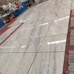 Goldtop Hot Selling 18mm Thickness Natural Stone Shuijing <b>White</b> Marble Slabs for Indoor Commercial Building Decoration - Product Image 6