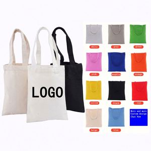 Wholesale Custom Reusable Cotton Canvas Grocery Tote Shopping <b>Bags</b> Supermarket Shopping <b>Bags</b> with Printed Logo - Product Image 3
