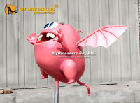 MY DINO DF-047 Modèle de monstre chauve-souris mignon de dessin animé pour parc d'attractions extérieur