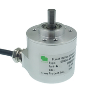 Encodeur Rotatif Industriel 10000 PPR Anti-interférence, Type à Arbre de 6 mm, Encodeur Rotatif Incrémental 10000 Impulsions