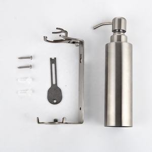 Porte distributeur mural de barre de savon râpé Porte-distributeur de détergent pour bouteille à pompe Style minimaliste pour salle de bain d'hôtel - Product Image 5