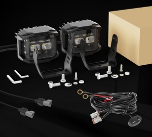 122W SAE ความสว่างสูงสำหรับการออฟโรด UTV Rzr Polaris ตัวยิงด้านข้าง X3 5นิ้วไฟ LED พอด - Product Image 6