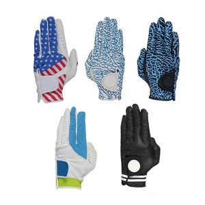 Yopral custoze ricamo Logo Premium morbido resistente XXL Cabretta guanto da Golf sinistro in pelle con pennarello a sfera magnetica - Product Image 2