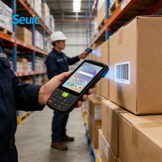 AUTOID Q9 Handheld Computer Rugged Mobile Data Terminal 4G NFC RFID Handheld Pda Barcode Scanner for Warehouse