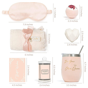Vente en gros Ensemble cadeau auto-soin pour douche pour femmes Ensemble de luxe bombe de <span class=keywords><strong>bain</strong></span> relaxation avec sel avec boîte - Product Image 5