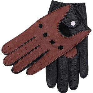 Guantes de Conducción de Piel de Oveja Genuina de Alta Calidad, Diseño de Botones Personalizado, Guantes de Conducción para Exteriores - Product Image 2