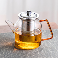 Théières en verre épaissi, cuisinières électriques en céramique, bouilloires, services à thé en verre pour la maison, théières en acier inoxydable à follicules