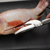 Écailleur de poisson à dégagement rapide, outil pour fruits de mer, brosse à écailles, râpe, ustensile de cuisine pour un nettoyage efficace et rapide