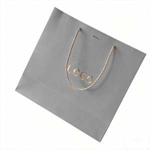 Custom Design <b>Gold</b> Foil Printed Gift Paper <b>Bag</b> with Rope | Colorful Beauty Packaging Eco-Friendly Recyclable <b>Bags</b> Wholesale - Product Image 4