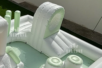 Terrain de jeu gonflable d'obstacle à thème de terrain de jeu d'équipement commercial de nouvelle conception avec piscine à balles