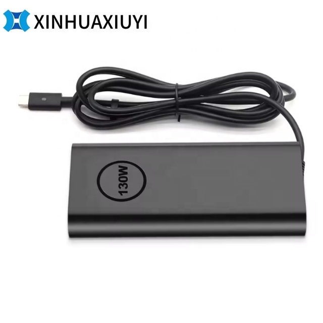 Hot Sale 130W Power Supply Charger USB C Type C Laptop Adapter for Dell 20V 6.5A AC Fast Charging