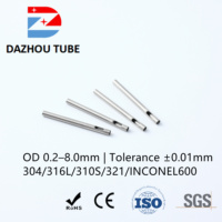 Tube capillaire ultra-fin Dazhou 0,08-3 mm rainuré et perforé - Service de soudage de micro-tuyaux en acier inoxydable 304/316L de précision