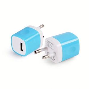 อะแดปเตอร์ชาร์จไฟ USB ขายดีที่สุด 2A 5V หัวปลั๊กแบบ US และ EU สำหรับโทรศัพท์มือถือ - Product Image 5